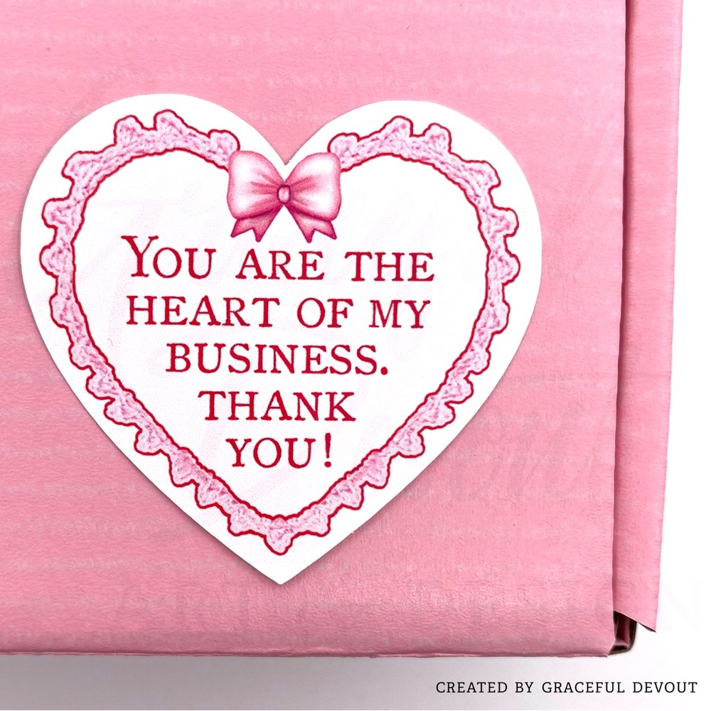 You Are The Heart- 2" (inches) (96ct.) Stickers - Picture 3 of 3